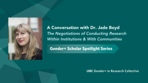 Scholar Spotlight Series: Dr. Jade Boyd
